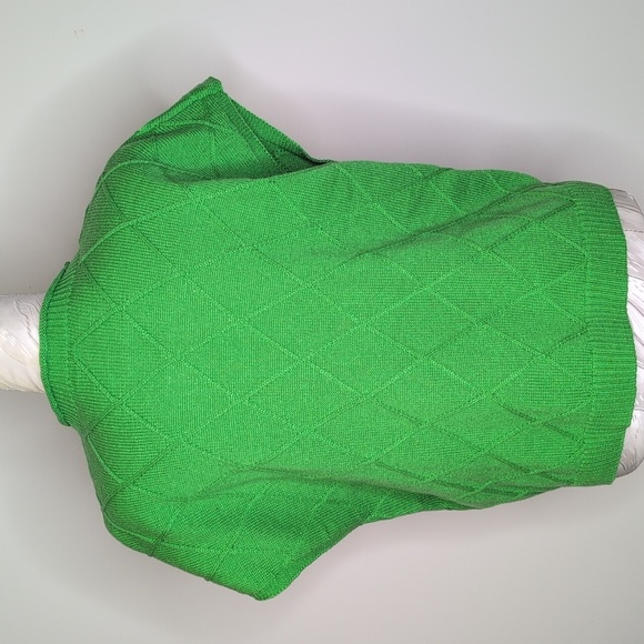 Green Women's Textured Short Sleeve Sweater, Size Medium, NWOT - Picture 5 of 8